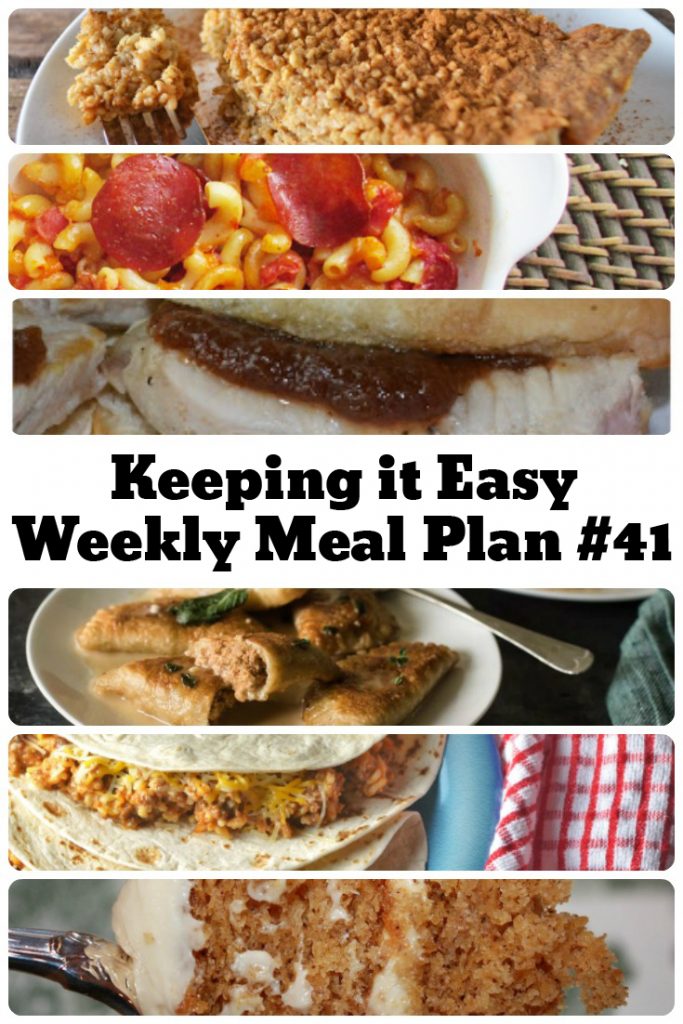 Need some quick dinner ideas for tonight? Check out this week's menu plan!